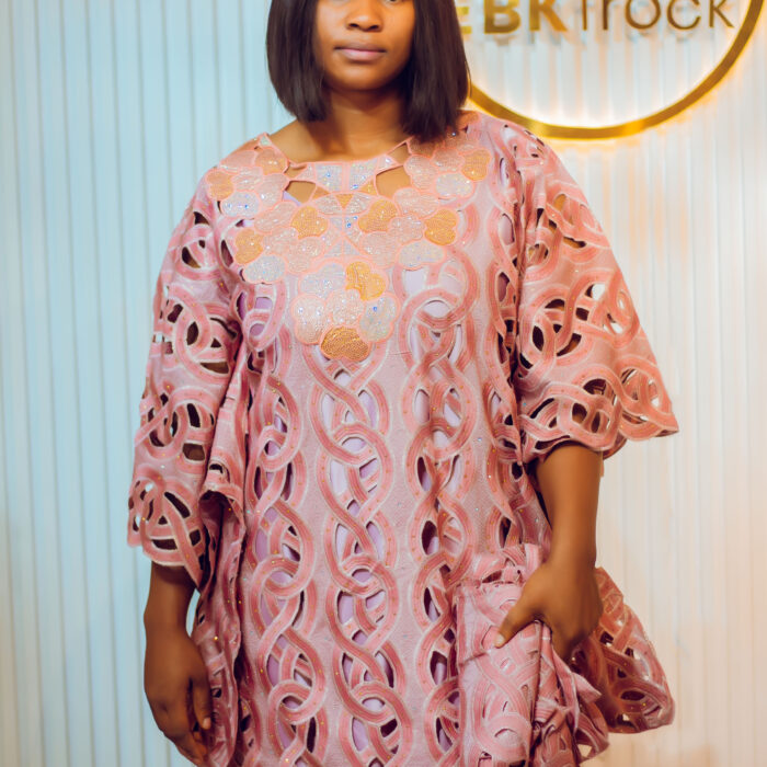 Ajoke Ajoke ebkfrock Lace with Crystal Stone